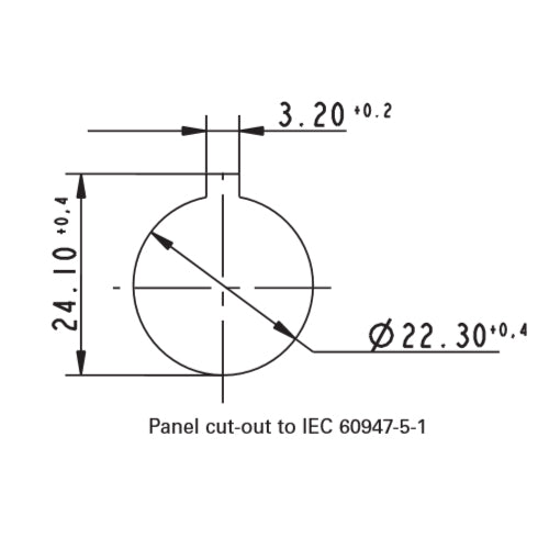Rafi 1.30.242.302/2200 Illuminated Selector Switch