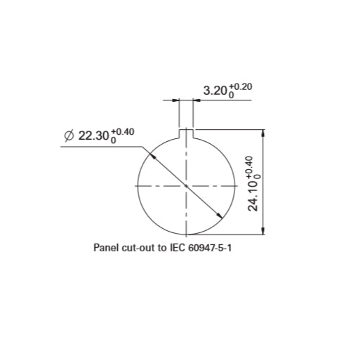 Rafi 1.30.270.021/2200 Illuminated Pushbutton