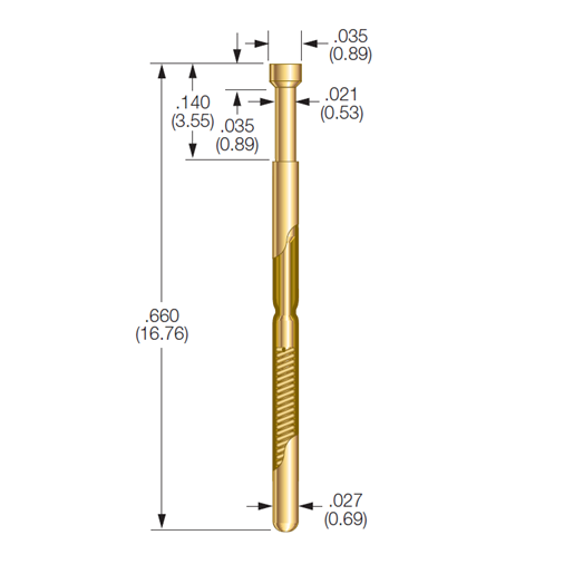 S-0-JS-2.2-G Pogo Pin