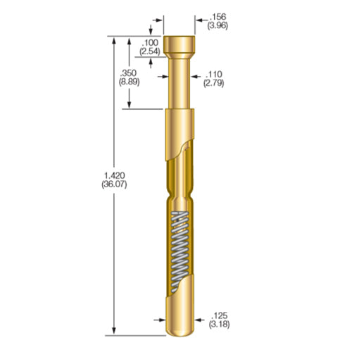 S-5-F-16.4-G Pogo Pin