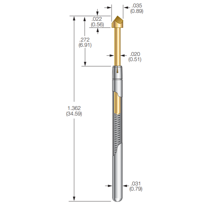 ICT-50C-SP-5.6-DG-S Pogo Pin