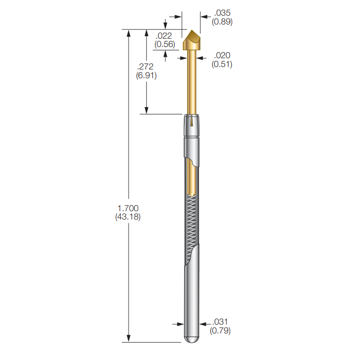 ICT-50J-A-7-DG Pogo Pin