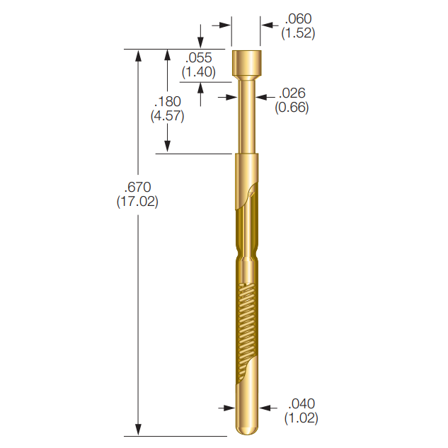 S-1-B-6.6-D Pogo Pin