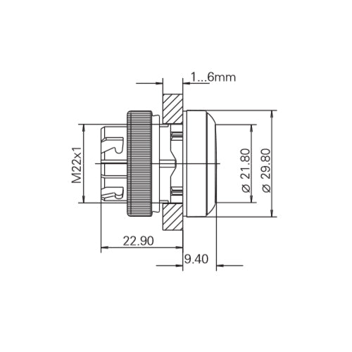 Rafi 1.30.240.021 Pushbutton