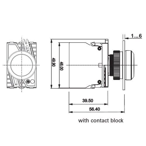 RAFI 1.20.124.005/0000 Contact Block