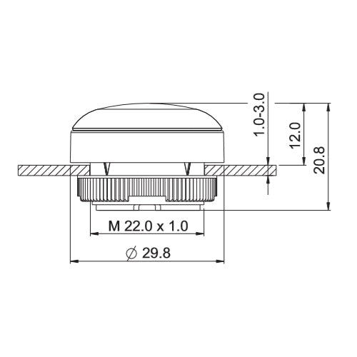 Rafi 1.74.508.001/2200 Signal Indicator