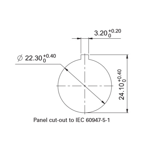 Rafi 1.30.270.021/2500 Illuminated Pushbutton