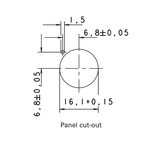 Rafi 1.15.114.906/0000 Illuminated Pushbutton