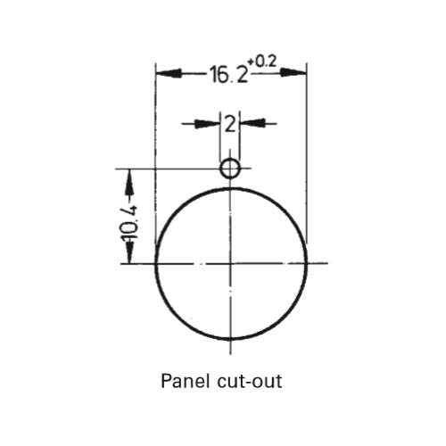 Rafi 1.15.108.051/0000 Illuminated Pushbutton