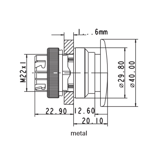 Rafi 1.30.246.502/0100 Push Button